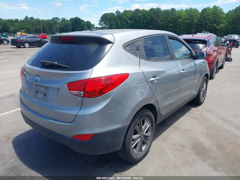2015 Hyundai Tucson VIN KM8JT3AF8FU101977 IAAI salvage auction — LEFT FRONT, Salvage (North Carolina), sold $1,900 on 2026-07-31 (photo 4)