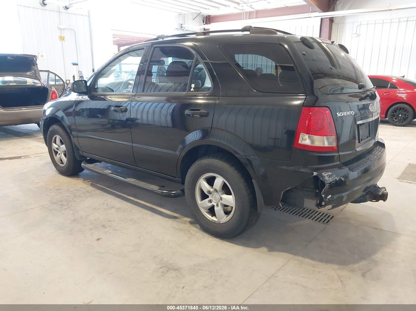 2006 Kia Sorento VIN KNDJC733365534843 IAAI salvage auction — LEFT FRONT, Salvage (Utah), sold $100 on 2026-07-13 (photo 3)