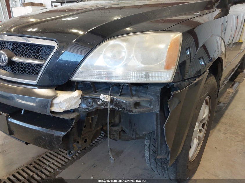 2006 Kia Sorento VIN KNDJC733365534843 IAAI salvage auction — LEFT FRONT, Salvage (Utah), sold $100 on 2026-07-13 (photo 6)