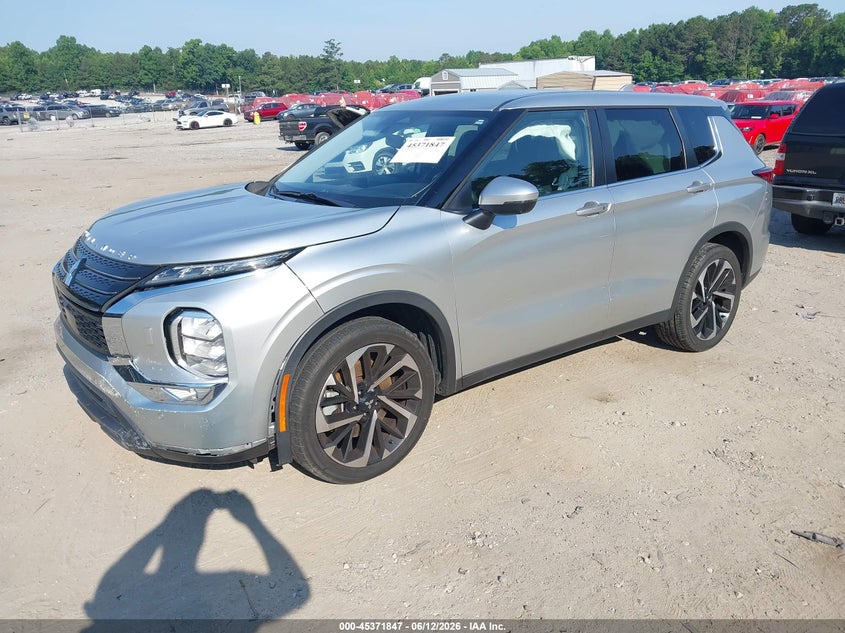 2022 Mitsubishi Outlander VIN JA4J4UA81NZ044154 IAAI salvage auction — FRONT END, Salvage (Georgia), sold $7,450 on 2026-08-21 (photo 2)