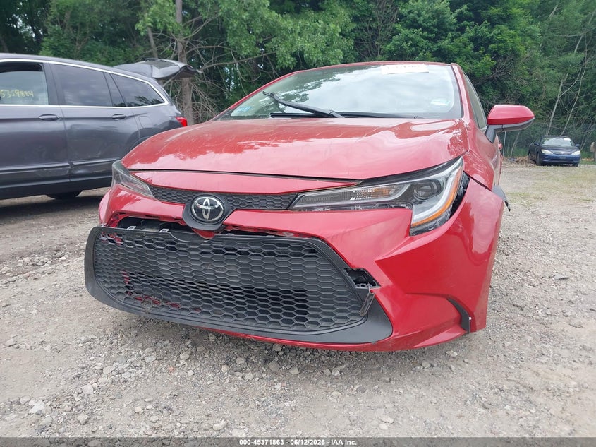 2021 Toyota Corolla VIN JTDEPMAE9MJ138171 IAAI salvage auction — FRONT END, Salvage (Massachusetts), sold $4,350 on 2026-07-12 (photo 6)
