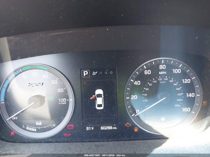 2016 Hyundai VIN KMHE24L15GA012768 IAAI salvage auction — FRONT END, Clear (Florida), sold $1,675 on 2026-07-07 (photo 7)
