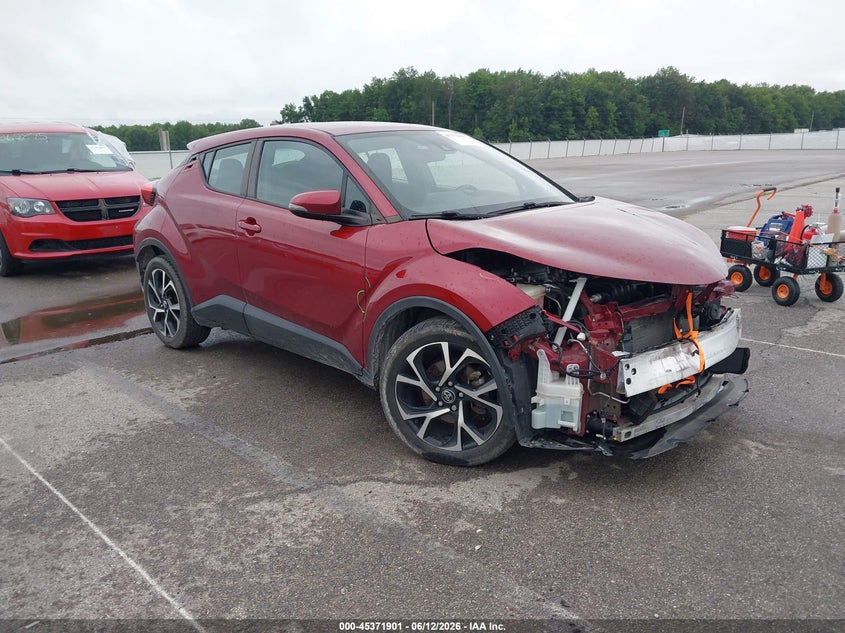 2018 Toyota C-hr VIN NMTKHMBX1JR024906 IAAI salvage auction — FRONT END, Clear (Indiana), sold $5,650 on 2026-07-23 (photo 1)