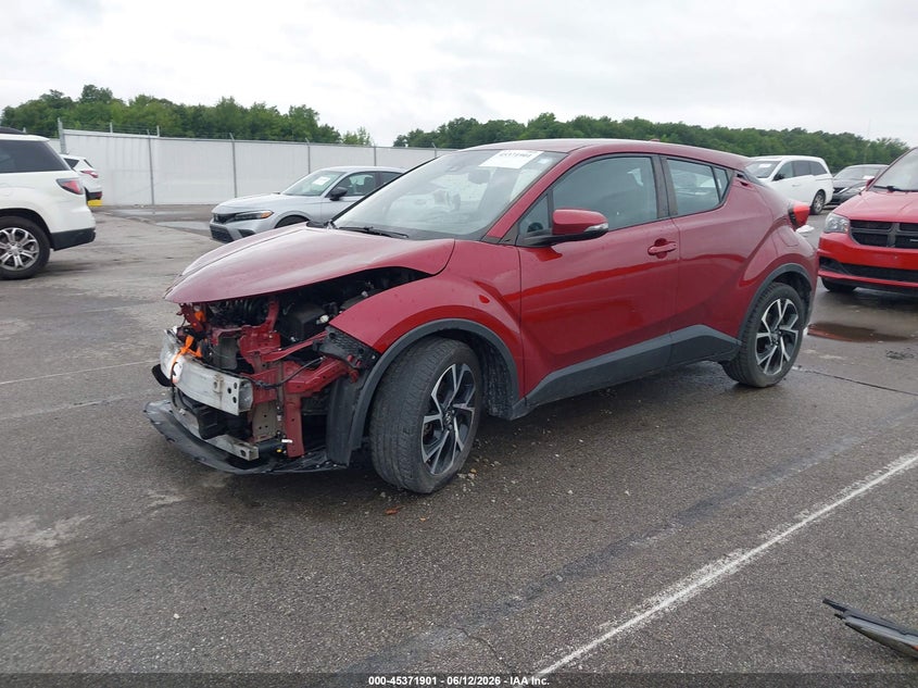 2018 Toyota C-hr VIN NMTKHMBX1JR024906 IAAI salvage auction — FRONT END, Clear (Indiana), sold $5,650 on 2026-07-23 (photo 2)