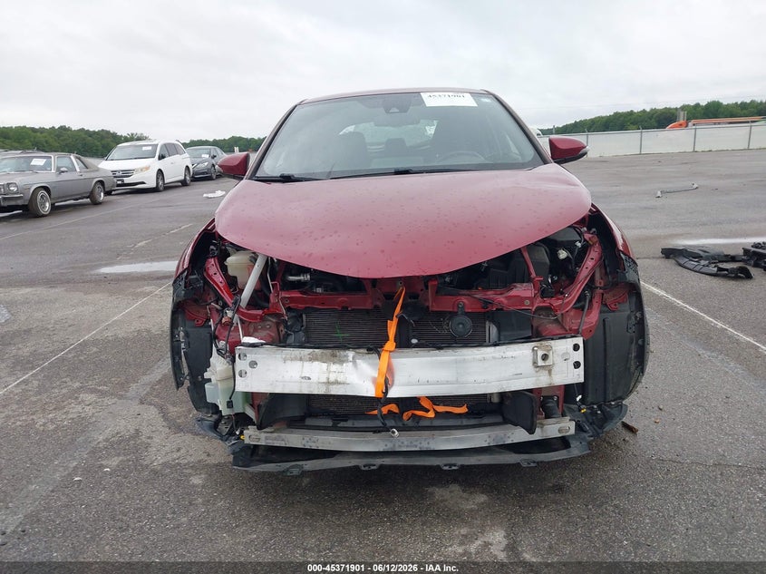 2018 Toyota C-hr VIN NMTKHMBX1JR024906 IAAI salvage auction — FRONT END, Clear (Indiana), sold $5,650 on 2026-07-23 (photo 6)