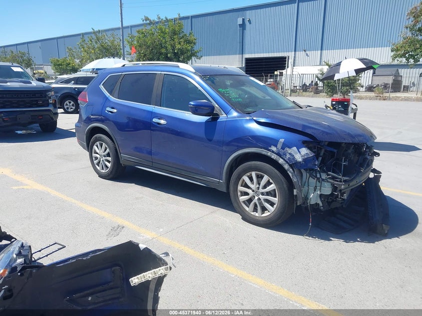 2019 Nissan Rogue VIN KNMAT2MT5KP551627 IAAI salvage auction — FRONT END, Salvage (California), sold $1,700 on 2026-07-13 (photo 1)