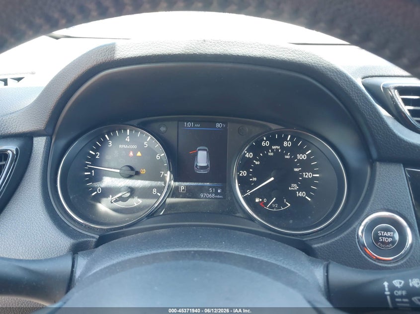 2019 Nissan Rogue VIN KNMAT2MT5KP551627 IAAI salvage auction — FRONT END, Salvage (California), sold $1,700 on 2026-07-13 (photo 7)