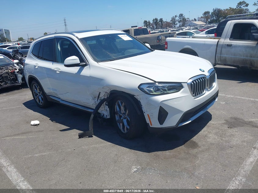 2024 BMW X3 VIN WBX47DP08RN295507 — IAAI salvage auction photo