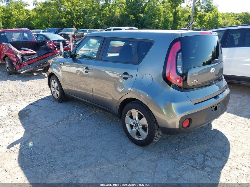 2019 Kia Soul VIN KNDJN2A2XK7008005 IAAI salvage auction — NORMAL WEAR, Original (Kentucky), sold $3,000 on 2026-07-13 (photo 3)