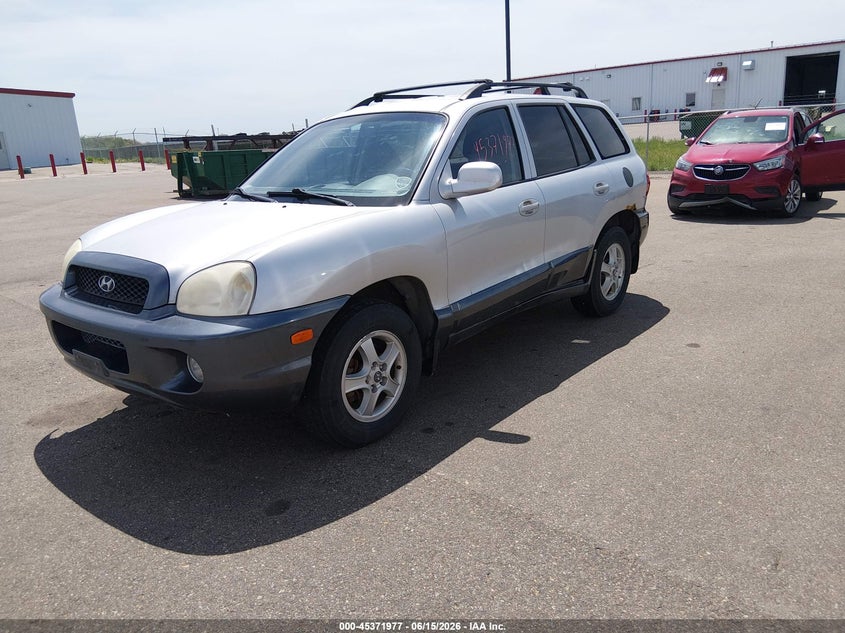 2002 Hyundai Santa fe VIN KM8SC73D62U201674 IAAI salvage auction — RIGHT FRONT, Prior Salvage (Minnesota), sold $25 on 2026-07-29 (photo 2)