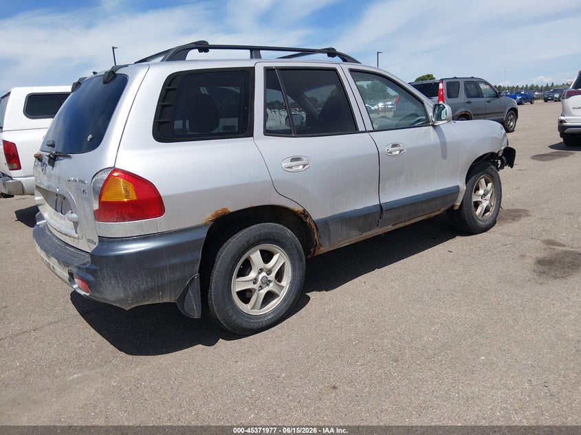 2002 Hyundai Santa fe VIN KM8SC73D62U201674 IAAI salvage auction — RIGHT FRONT, Prior Salvage (Minnesota), sold $25 on 2026-07-29 (photo 4)