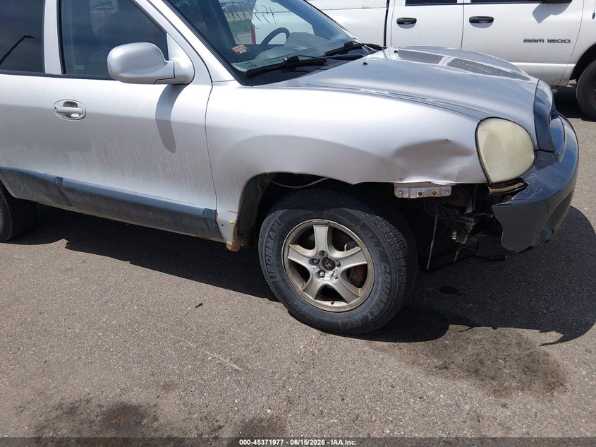 2002 Hyundai Santa fe VIN KM8SC73D62U201674 IAAI salvage auction — RIGHT FRONT, Prior Salvage (Minnesota), sold $25 on 2026-07-29 (photo 6)
