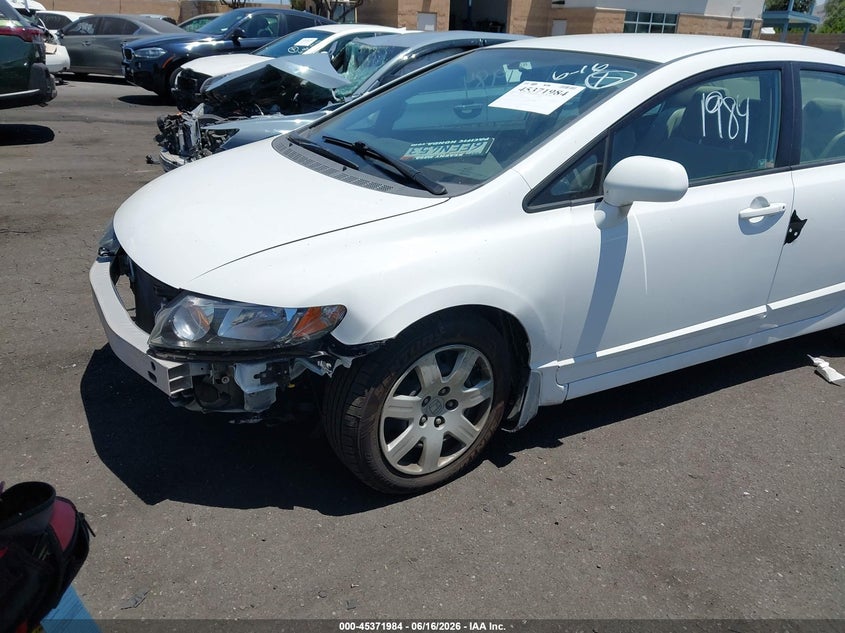 2009 Honda Civic VIN 2HGFA165X9H304351 IAAI salvage auction — FRONT END, Salvage Certificate (California), sold $2,200 on 2026-07-12 (photo 6)