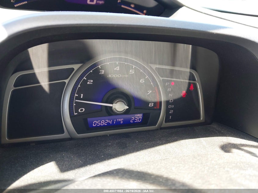 2009 Honda Civic VIN 2HGFA165X9H304351 IAAI salvage auction — FRONT END, Salvage Certificate (California), sold $2,200 on 2026-07-12 (photo 7)