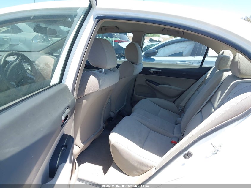 2009 Honda Civic VIN 2HGFA165X9H304351 IAAI salvage auction — FRONT END, Salvage Certificate (California), sold $2,200 on 2026-07-12 (photo 8)