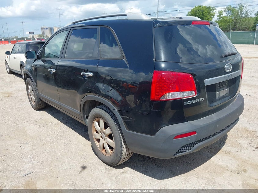 2011 Kia Sorento VIN 5XYKT4A10BG118688 IAAI salvage auction — NORMAL WEAR, Original (Texas), sold $1,000 on 2026-07-13 (photo 3)