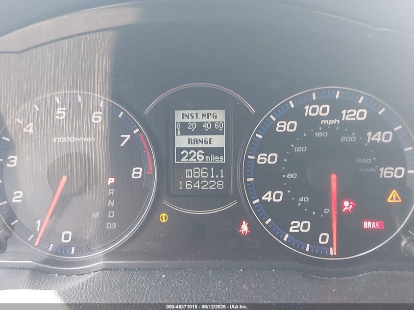 2008 Acura Tsx VIN JH4CL96888C019975 IAAI salvage auction — FRONT & REAR, Salvage (Pennsylvania), sold $400 on 2026-07-07 (photo 7)