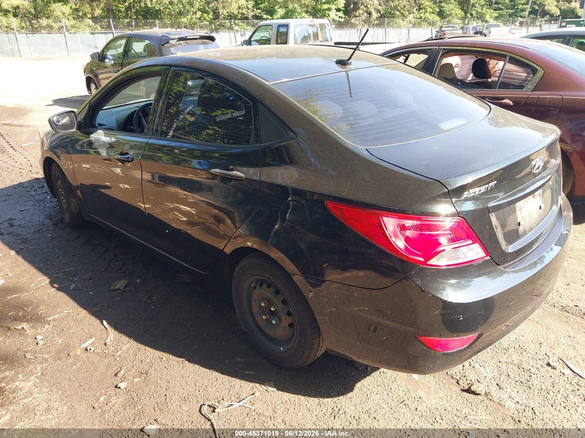 2017 Hyundai Accent VIN KMHCT4AEXHU375397 IAAI salvage auction — NORMAL WEAR, Clear (Virginia), sold $1,000 on 2026-07-16 (photo 3)