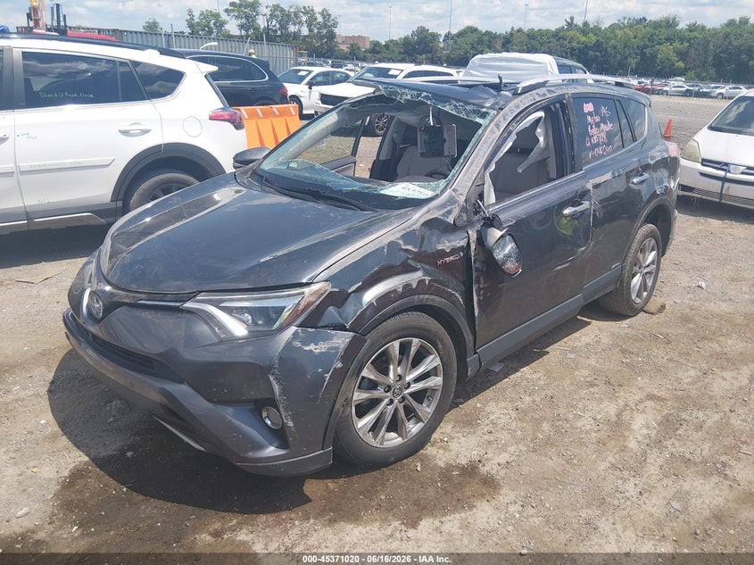 2016 Toyota Rav 4 VIN JTMDJREV3GD046240 IAAI salvage auction — ROLLOVER, Salvage (Tennessee), sold $2,050 on 2026-07-09 (photo 2)