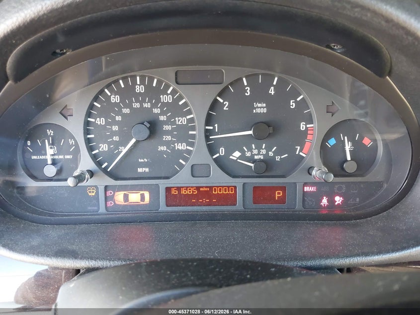 2000 BMW 3er VIN WBAAM5343YJR61179 IAAI salvage auction — FRONT END, Salvage (California), sold $275 on 2026-07-22 (photo 7)