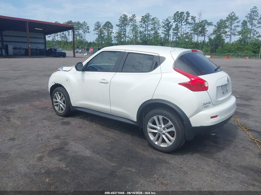 2014 Nissan Juke VIN JN8AF5MR7ET350910 IAAI salvage auction — FRONT END, Rebuildable (Florida), sold $700 on 2026-07-14 (photo 3)