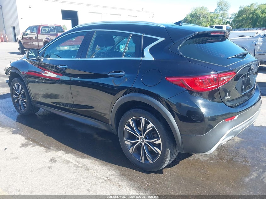 2017 Infiniti Qx30 VIN SJKCH5CRXHA025567 IAAI salvage auction — FRONT END, Salvage (Idaho), sold $1,050 on 2026-07-09 (photo 3)