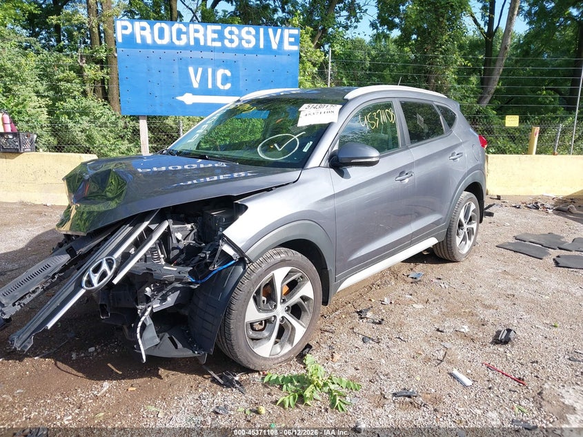 2017 Hyundai Tucson VIN KM8J33A27HU519947 IAAI salvage auction — FRONT END, Salvage (Michigan), sold $1,850 on 2026-07-29 (photo 2)