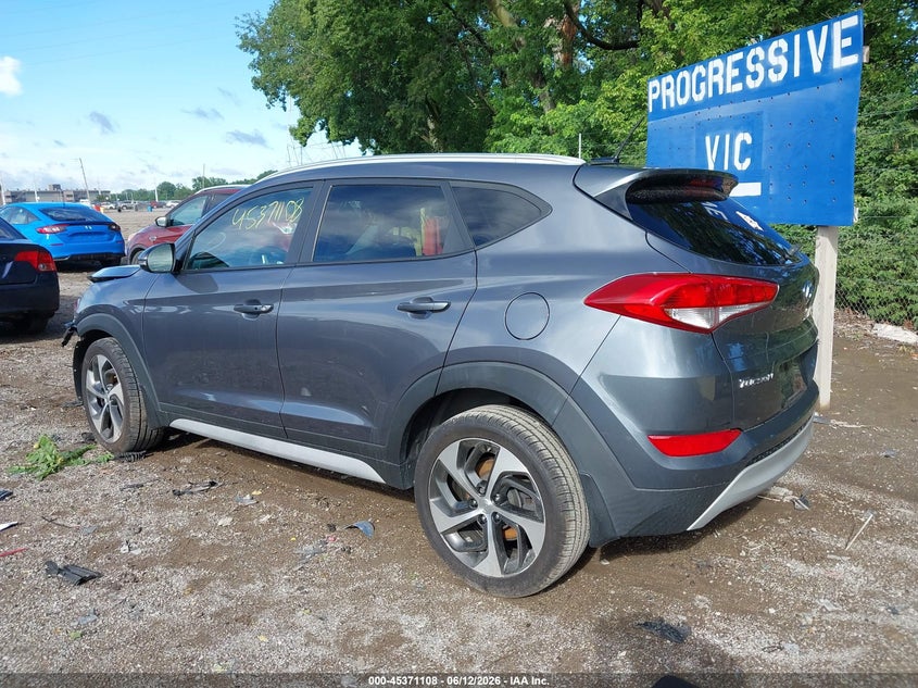 2017 Hyundai Tucson VIN KM8J33A27HU519947 IAAI salvage auction — FRONT END, Salvage (Michigan), sold $1,850 on 2026-07-29 (photo 3)