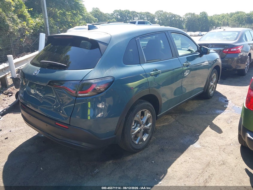 2026 Honda Hr-v VIN 3CZRZ1H38TM714679 IAAI salvage auction — LEFT FRONT, Salvage (North Carolina), sold $10,100 on 2026-07-30 (photo 4)