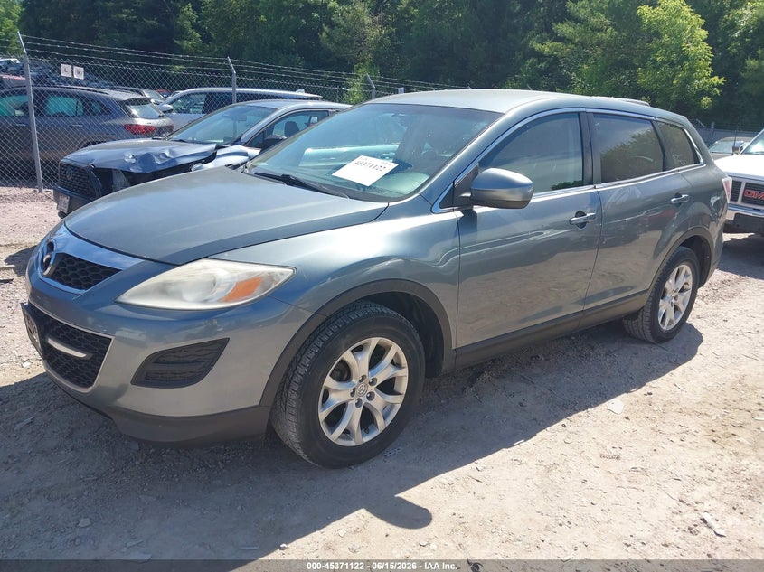 2012 Mazda Cx-9 VIN JM3TB3CA0C0344839 IAAI salvage auction — HAIL, Junk Bill Of Sale Mv2459 (Wisconsin), sold $250 on 2026-07-08 (photo 2)