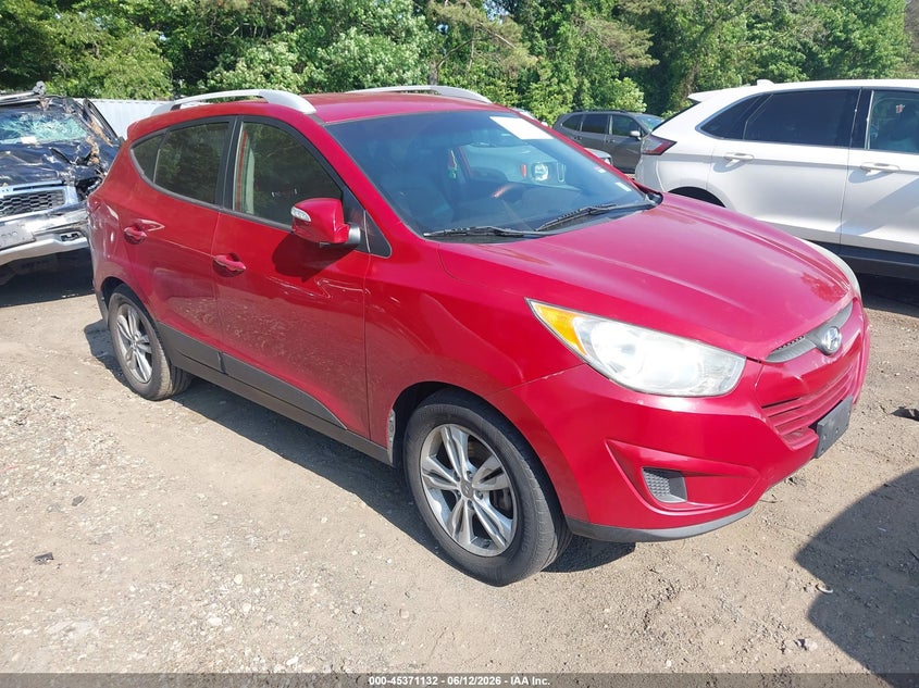 2012 Hyundai Tucson VIN KM8JUCAC0CU476938 IAAI salvage auction — NORMAL WEAR, Clear (New Jersey), sold $1,225 on 2026-07-14 (photo 1)