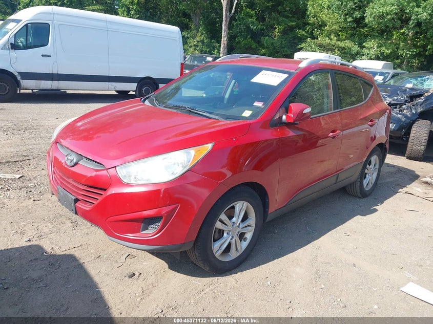 2012 Hyundai Tucson VIN KM8JUCAC0CU476938 IAAI salvage auction — NORMAL WEAR, Clear (New Jersey), sold $1,225 on 2026-07-14 (photo 2)