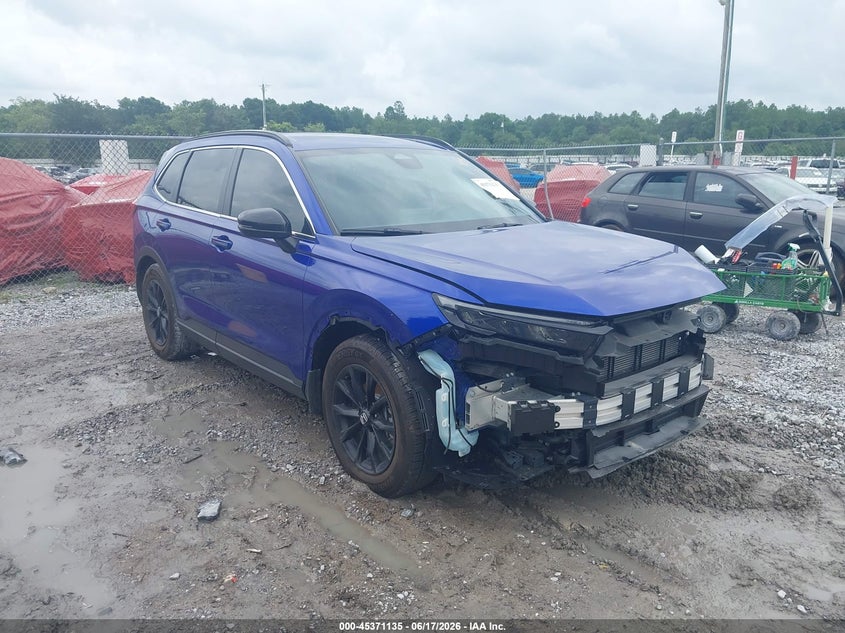 2025 Honda Cr-v VIN 7FARS5H87SE009702 IAAI salvage auction — FRONT & REAR, Rebuildable (Florida), sold $13,000 on 2026-07-07 (photo 1)