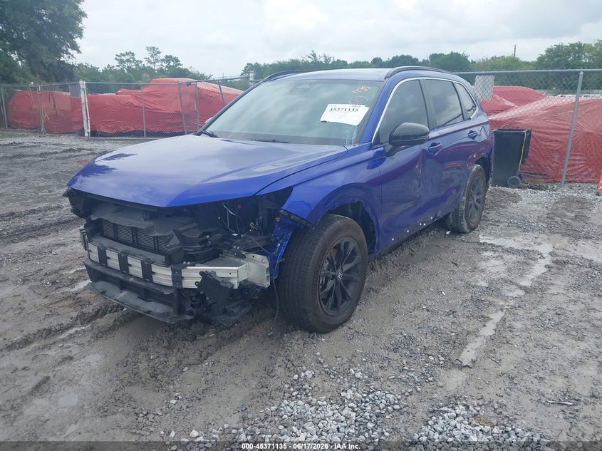 2025 Honda Cr-v VIN 7FARS5H87SE009702 IAAI salvage auction — FRONT & REAR, Rebuildable (Florida), sold $13,000 on 2026-07-07 (photo 2)