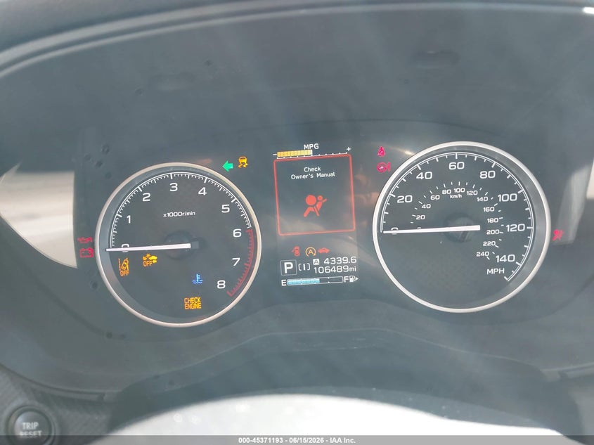 2019 Subaru Forester VIN JF2SKASC2KH424821 IAAI salvage auction — FRONT END, Salvage (North Carolina), sold $1,750 on 2026-07-10 (photo 7)
