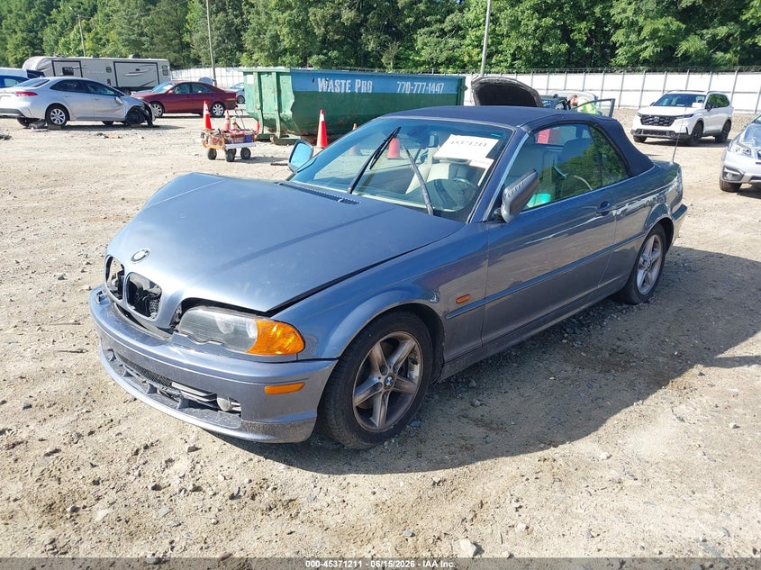 2003 BMW 3er VIN WBABS33493PG89938 IAAI salvage auction — RIGHT FRONT, Salvage (Georgia), sold $275 on 2026-08-06 (photo 2)