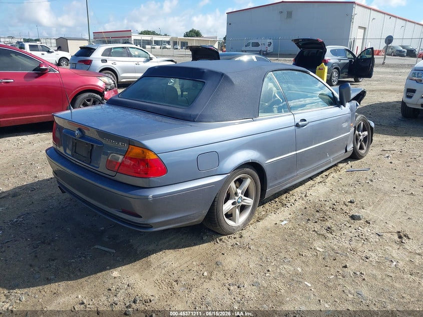 2003 BMW 3er VIN WBABS33493PG89938 IAAI salvage auction — RIGHT FRONT, Salvage (Georgia), sold $275 on 2026-08-06 (photo 4)