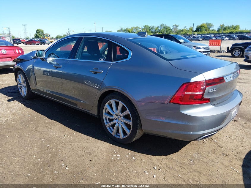 2017 Volvo S90 VIN YV1A22MK2H1010390 IAAI salvage auction — FRONT END, Salvage (Illinois), sold $950 on 2026-08-12 (photo 3)