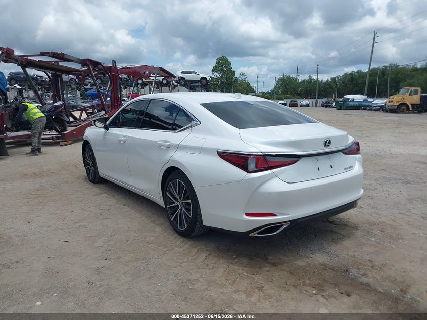 2025 Lexus ES VIN 58ADZ1B1XSU196614 IAAI salvage auction — FRONT END, Rebuildable (Florida), sold $25,675 on 2026-07-07 (photo 3)