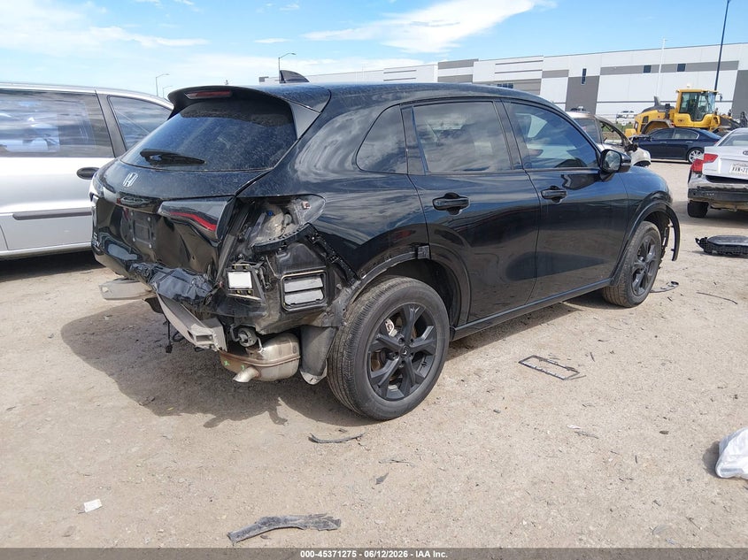 2025 Honda Hr-v VIN 3CZRZ2H78SM721462 IAAI salvage auction — FRONT & REAR, Salvage Title, sold $8,850 on 2026-08-25 (photo 4)