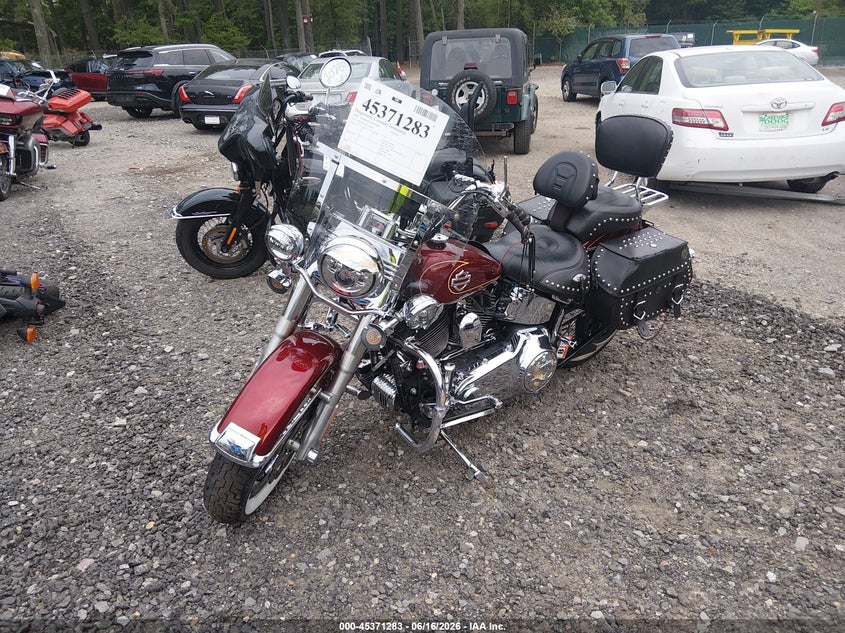 2009 Harley-davidson Flstc VIN 1HD1BW5149Y022857 IAAI salvage auction — FRONT END, Clear (Virginia), sold $2,550 on 2026-07-07 (photo 2)