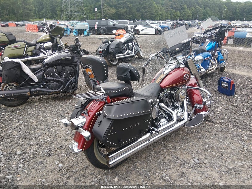 2009 Harley-davidson Flstc VIN 1HD1BW5149Y022857 IAAI salvage auction — FRONT END, Clear (Virginia), sold $2,550 on 2026-07-07 (photo 4)