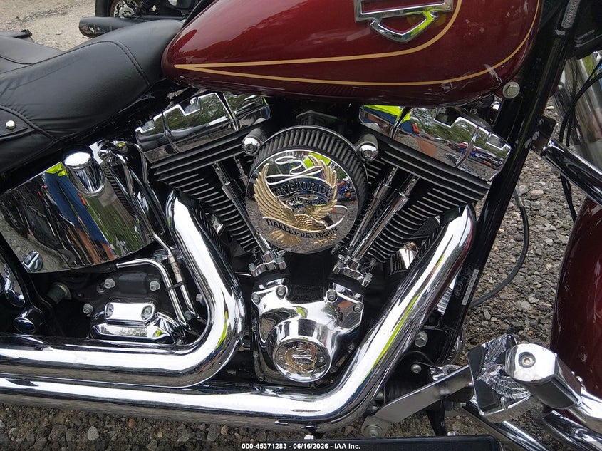 2009 Harley-davidson Flstc VIN 1HD1BW5149Y022857 IAAI salvage auction — FRONT END, Clear (Virginia), sold $2,550 on 2026-07-07 (photo 8)