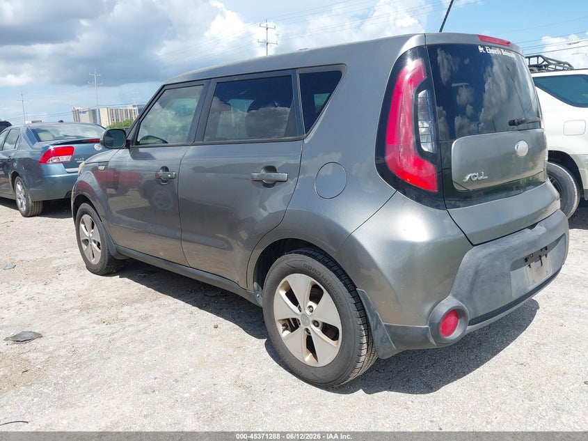 2014 Kia Soul VIN KNDJN2A21E7055735 IAAI salvage auction — NORMAL WEAR, Original (Texas), sold $1,100 on 2026-07-20 (photo 3)