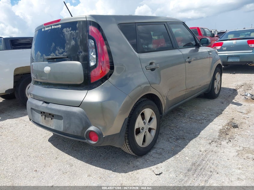 2014 Kia Soul VIN KNDJN2A21E7055735 IAAI salvage auction — NORMAL WEAR, Original (Texas), sold $1,100 on 2026-07-20 (photo 4)
