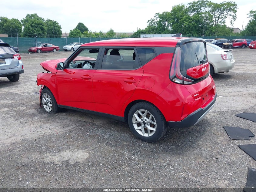 2023 Kia Soul VIN KNDJ23AU5P7207678 IAAI salvage auction — FRONT END, Salvage (Pennsylvania), sold $1,950 on 2026-07-31 (photo 3)
