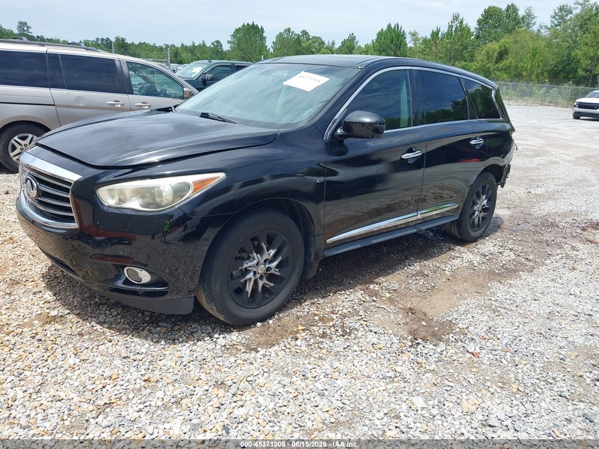 2015 Infiniti Qx60 VIN 5N1AL0MN7FC501729 IAAI salvage auction — REAR END, Salvage (Mississippi), sold $225 on 2026-07-10 (photo 2)