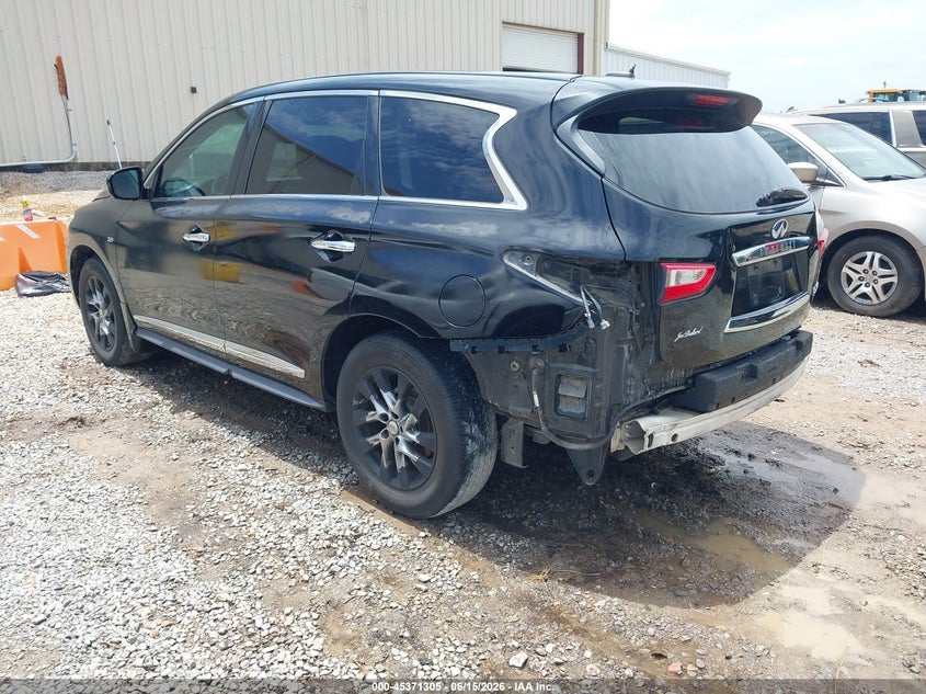 2015 Infiniti Qx60 VIN 5N1AL0MN7FC501729 IAAI salvage auction — REAR END, Salvage (Mississippi), sold $225 on 2026-07-10 (photo 3)