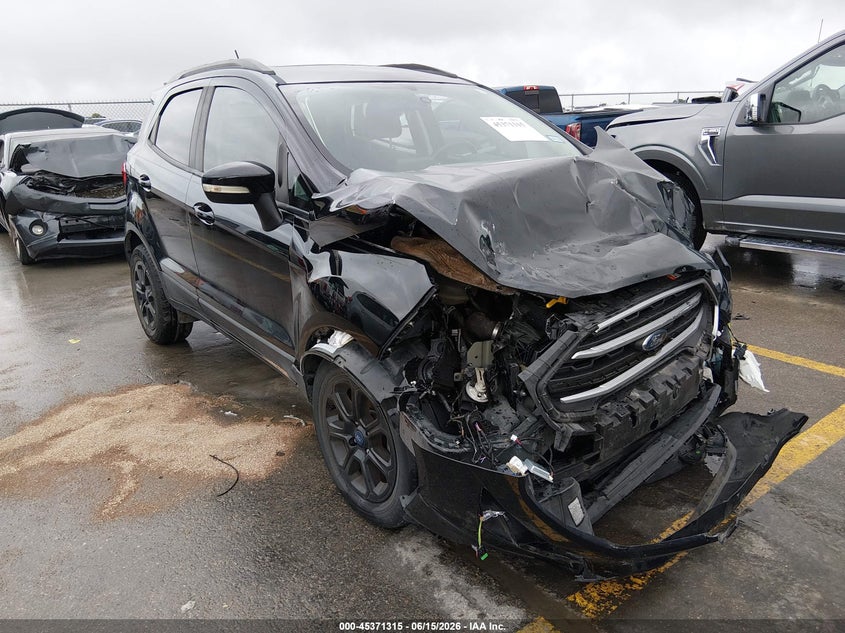 2018 Ford Ecosport VIN MAJ3P1TE5JC249857 IAAI salvage auction — FRONT END, Salvage (Texas), sold $325 on 2026-07-09 (photo 1)