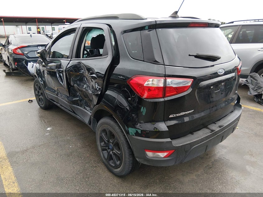 2018 Ford Ecosport VIN MAJ3P1TE5JC249857 IAAI salvage auction — FRONT END, Salvage (Texas), sold $325 on 2026-07-09 (photo 3)